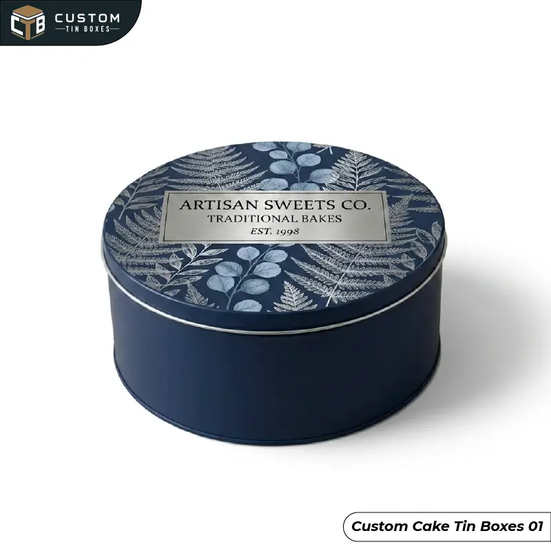 Custom Cake Tin Boxes